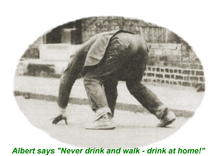 Ol' Bertie boy making his way home...