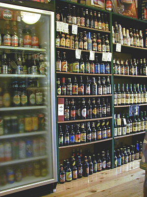 beer shelves