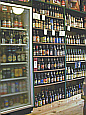 chilled beers and beer shelves