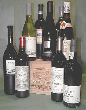 Selection of wine